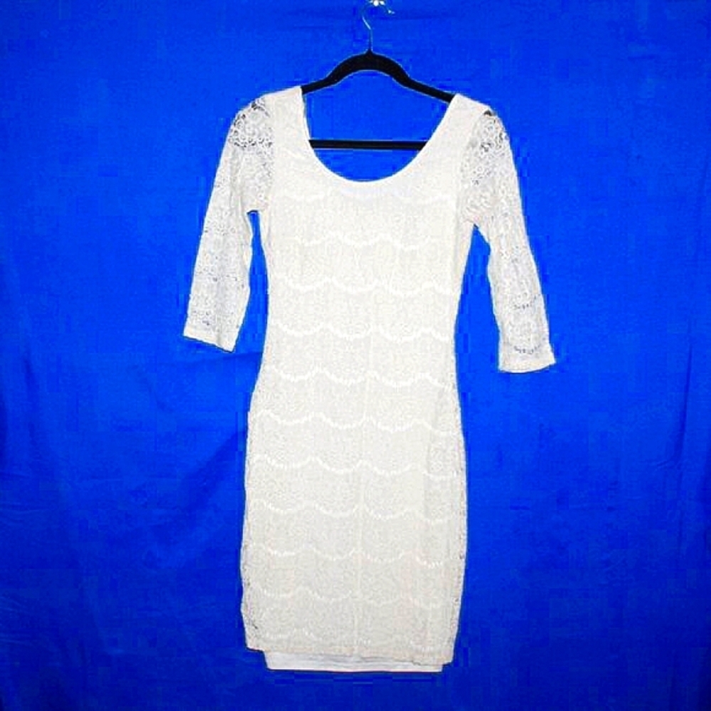 Fire Los Angeles Lace Bodycon Dress Small